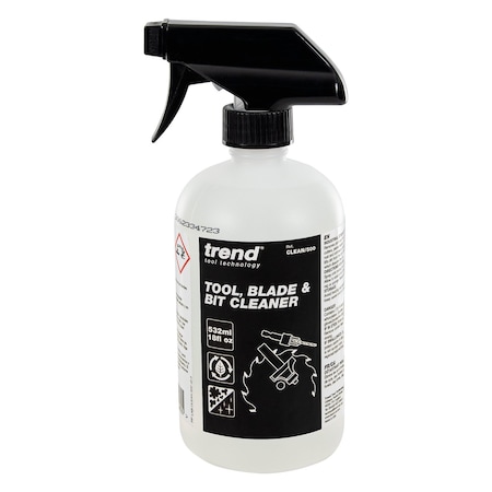 Trend Tool Technology Tool, Blade & Bit Cleaner, 18 fl oz, Non-Toxic, Rust Remover, CLEAN/500 U*CLEAN/500