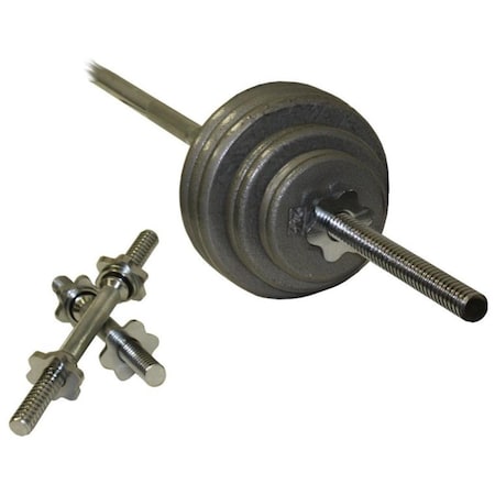 Usa Sports By Troy Barbell Troy Barbell Gray 110 Pound Weight Set RSS-110T