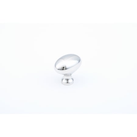 Schaub 1-3/8in Oval Country Traditional Cabinet Knob Polished Nickel Finish 719-PN