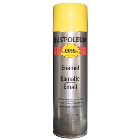 Hard Hat 15 Oz Rust-Oleum Brands Safety Yellow Enamel Spray Paint V2143838