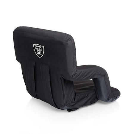 Picnic Time Family Of Brands NFL Las Vegas Raiders - Ventura Portable Reclining Stadium Seat 618-00-179-234-2