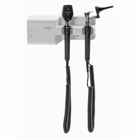 Jorgensen Laboratories Opticlar Veterinary Diagnostic Sets - Opht & Oto head-AC/C Cell Wall Mount-Corded J1671