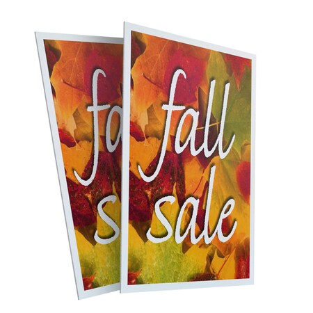 Signmission Fall Sale, Plastic Signs Only 24 Inch x 36 Inch, Corrugated Plastic, 2PK CSB-2436-2PACK-Fall Sale