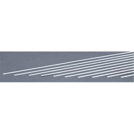 Evergreen 0.03 x 0.10 in. Styrene Strips Railroad Scratch Building Supply, White EVG135