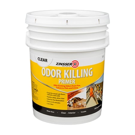 Zinsser Odor Killing Primer, Clear, 5 Gallon 307649