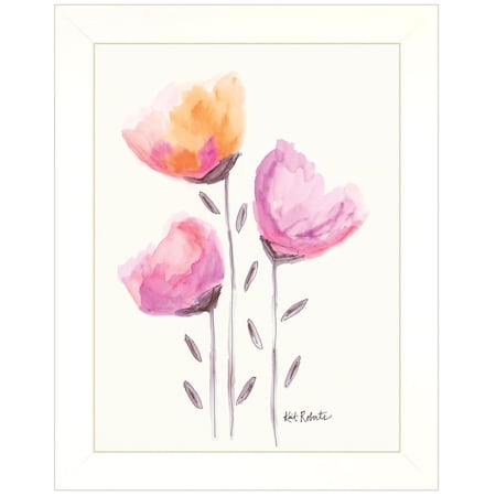 Homeroots Grow Through It White Framed Print Wall Art 415384