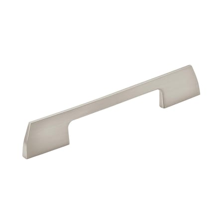 Amerock Angle 5-1/16 inch (128mm) Center-to-Center Satin Nickel Cabinet Pull, 10PK 10VMP37301G10