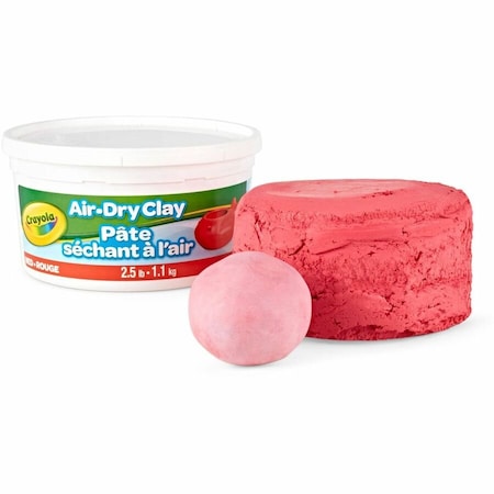 Crayola Air-Dry Clay, Red, 2.5 lb 575138
