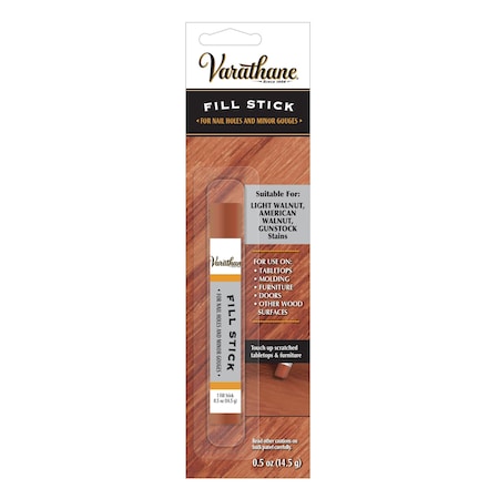 Varathane Wood Fill Stick, Light Walnut/American Walnut/Gunstock, 0.5 oz 398986