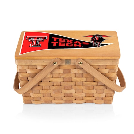 Picnic Time Family Of Brands NCAA Texas Tech Red Raiders Poppy Personal Picnic Basket 124-00-299-574-0