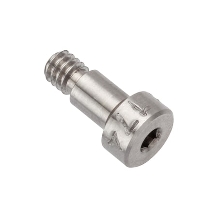 Ampg Shoulder Screw, 17-4PH, 8-32", 1/4"L, 3A Thr Sz, 3/16 Thr Lg, 1/4 Shoulder Lg, Stainless Steel STR74431C04