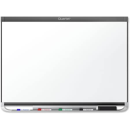 Quartet Mfg. Quartet, PRESTIGE 2 DURAMAX MAGNETIC PORCELAIN WHITEBOARD, 96 X 48, GRAPHITE FRAME P558GP2