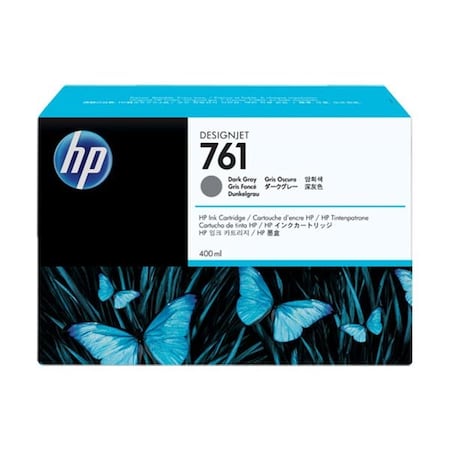 Hp 761 (CM996A) Dark Gray Original Ink Cartridge (400 ml) CM996A