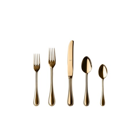 Mepra Perla Gold Flatware  Set - 20 Pcs. 107622020O