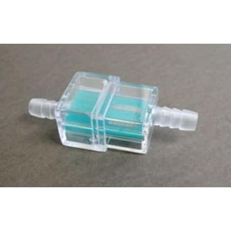 Helix Racing Products Fuel Filter 1/4In 6mm Rectangular, Green W/Stainless Screen Element 118-9011