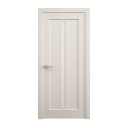Sartodoors Interior Solid French Door 42 x 96 inches, Ego 5006 Painted White Oak, Single Regular Panel Frame EGO5006ID-PWO-4296