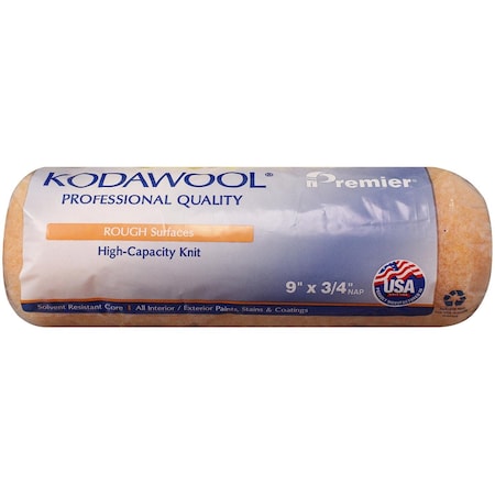 Premier Kodawool Polyester 9 in. W X 3/4 in. Paint Roller Cover R9KW2-75