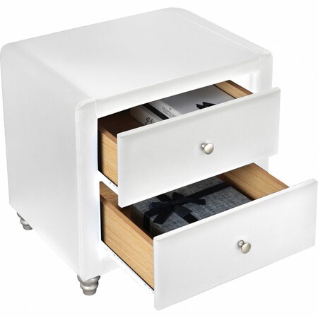 Homeroots 20" Wood Nightstand 396981