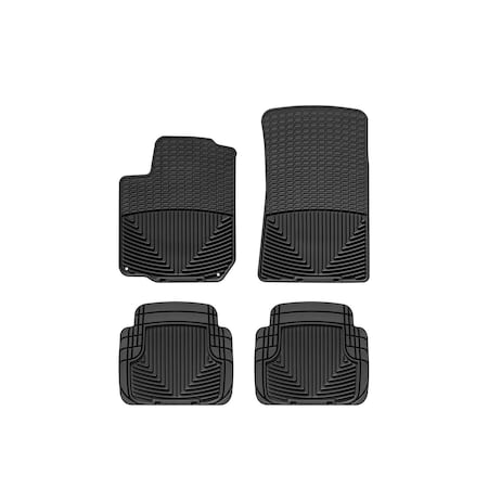 Weathertech Black, Front and Rear All Weather Floor Mats W31-W50