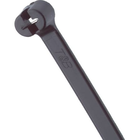 Ty-Rap Cable Tie, 11-1/2 in L, 3 in Max Bundle Dia., Black, Nylon 6/6, 30 lb Strength, 100 PK TY526MX