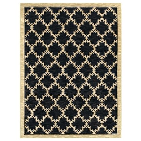 Dynamicrugs Dynamic Rugs Yazd Rectangular Rug- Black - 2 ft. x 7 ft. 7 in. YA282816090