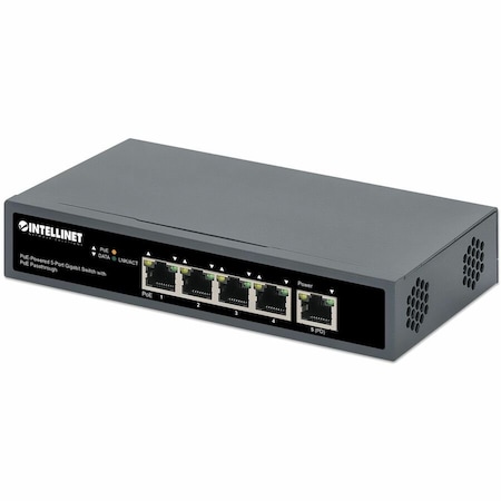 Intellinet Network Solutions POE-POWERED 5-PORT GIGABIT SWITCH WITH POE PASSTHROUGH 561808
