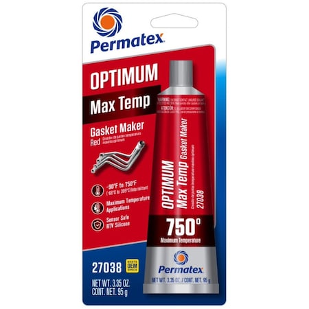 Permatex Permatex Optimum Type-1 High Temperature Gasket Maker 3.35 oz 1 pk 27038