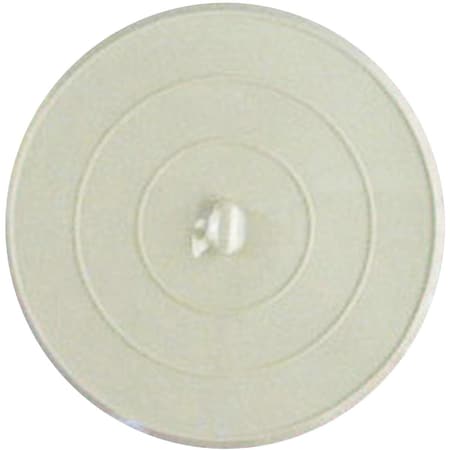 Westlake Pipe & Fittings Flat Suction 4-3/4'' Wht Sink Rubber Drain Stopper 2/1/3311
