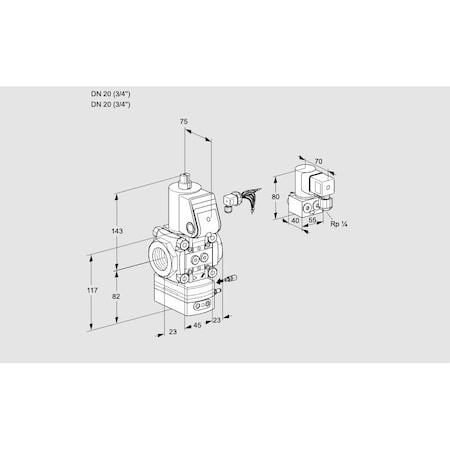 Honeywell Kromschroder VAG120R/NWAE KS88011181