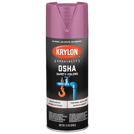 Sw Psb Krylon Purdy Bestt Liebco White Lightning 12 Oz Krylon K01929777 Safety Purple OSHA Safety Colors Standard Spray Paint K01813777