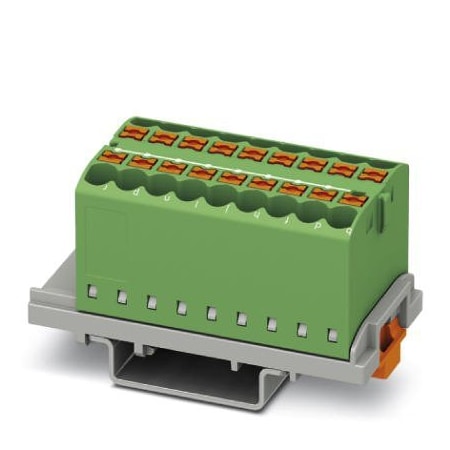 Phoenix Contact PTFIX 18X2 5-NS35 GN Distribution block 3273052