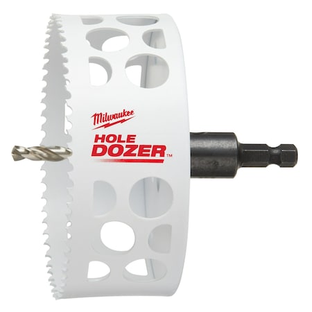 Milwaukee Tool 4-1/2" HOLE DOZER Bi-Metal Hole Saw with Arbor 49-56-9689