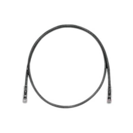 Panduit 15FT CAT6 UTP CBL COP PATCH CORD BLK UTPSP15BLY