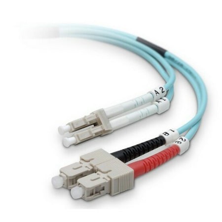 Belkin Fiber Patch Cable 10 Gig Aqua 50/125 Lc/Sc 20 Meter F2F402L7-20M-G