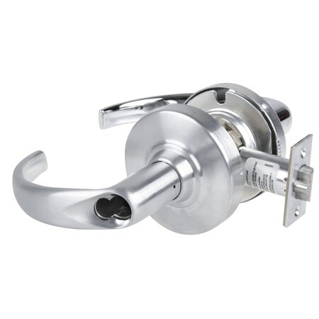 Schlage Grade 1 Entrance Lock, Sparta Lever, Yale LFIC Prep Less Core, Satin Chrome Finish, Non-Handed ND53JD-YA6 SPA 626