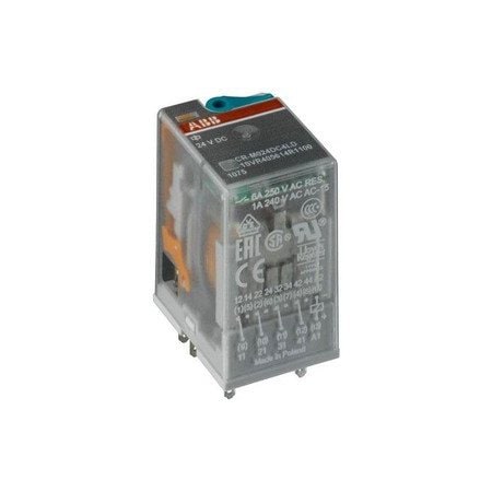 Ge CR-M2SS Standard Plug-in Relay Socket, 2-Pole 1SVR405611R1100
