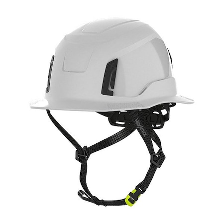 Hexarmor Safety Helmet, Ceros(R) XT400E, ABS, 4 Point Ratchet, Type 2, Class E 16-31001