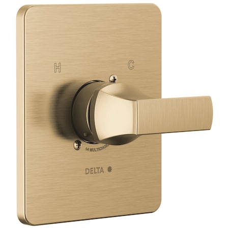 Delta Velum Monitor 14 Series Valve Only Trim In Champagne Bronze T14037-CZ