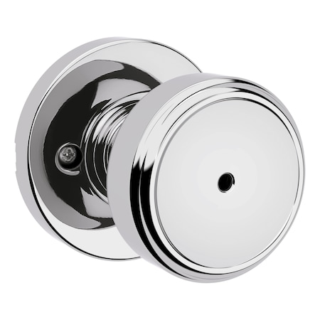 Kwikset Residential Door Knobs Privacy Reversible Bright Chrome 300MNKRDT-26