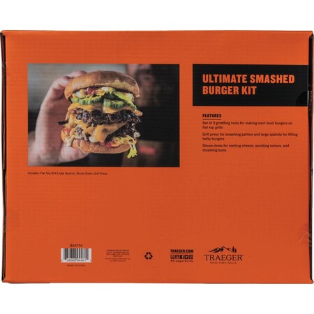 Traeger Ultimate Smashed Burger Kit, 3-Piece BAC734