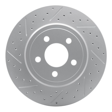 Dynamic Friction Co DFC Geoperformance Rotor - Drilled and Slotted 830-32018L