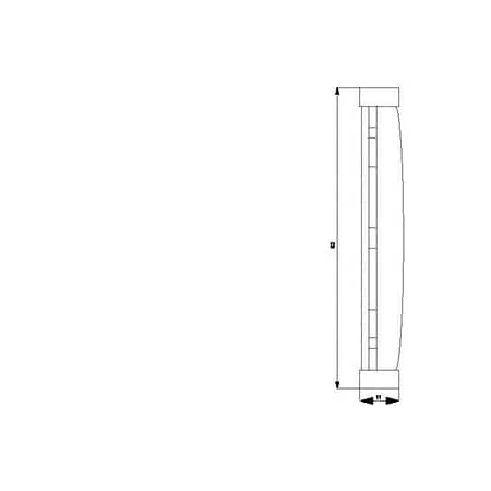 Siemens DELTA style titanium white frame 4-fold 5TG1324