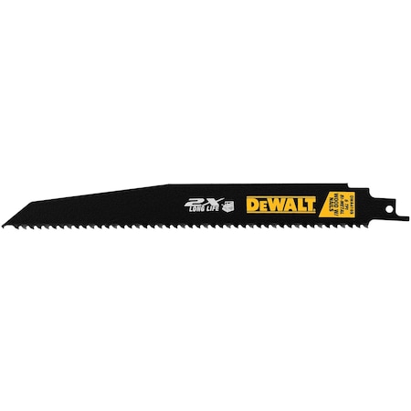 Dewalt 9" 6TPI 2X Recip Blade 5pk DWA4169