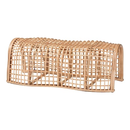 Bali & Pari Daiki Natural Rattan Bench 266-14567-ZORO