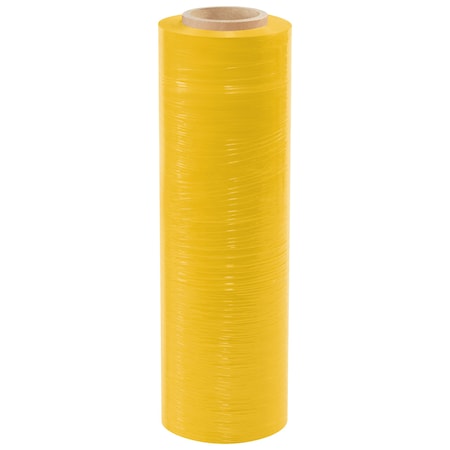 Non-Branded 18in x 59 Gauge x 1500ft Yellow Color-Tinted Hand Stretch Film, 4PK SF1859TYELLO