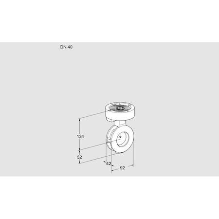 Honeywell Kromschroder VLV, BFLY, DN40 FLG FREE OF CLEARANCE, AIR KS88300022