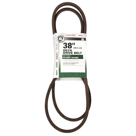 Mtd Deck Drive Belt, 38 in L, 42 in Deck 490-501-M043