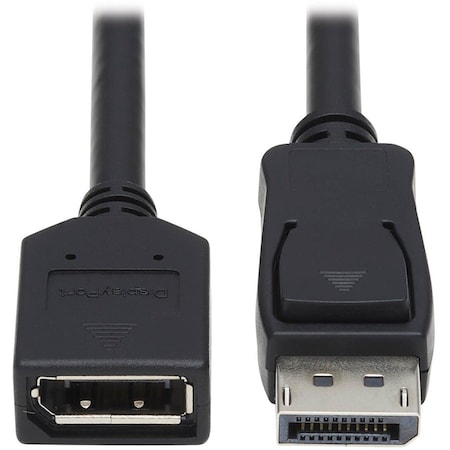 Tripp Lite DisplayPort Cable, Latches, M/F, 6ft P579-006