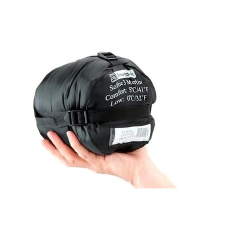 Snugpak Softie 3 Merlin Black RH Zip 91082