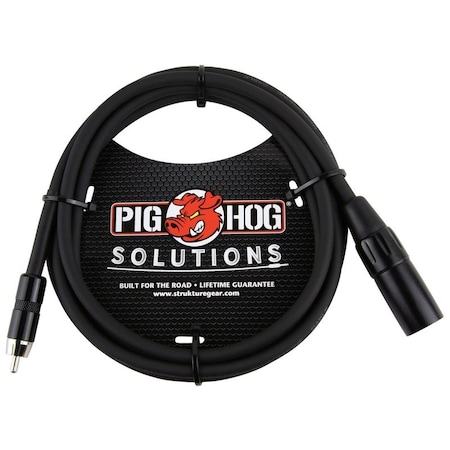Pig Hog 6-Feet XLRMale-RCA Cable PX-XMR06